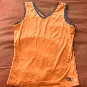 Orange Russell exercise top